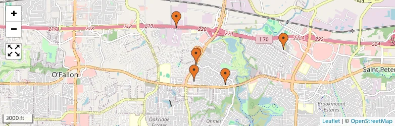 Related schools map
