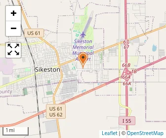 Map of Southeast Missouri Christian Academy
