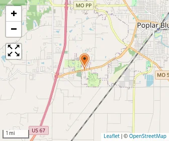 Map of Southern Mo Christian School