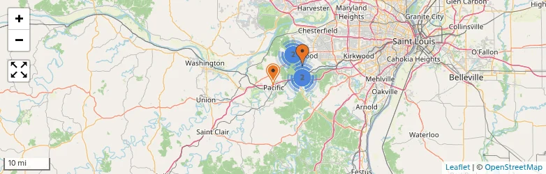 Related schools map