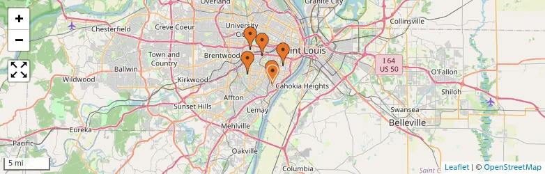 Related schools map