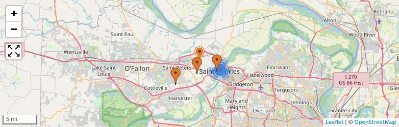 Related schools map