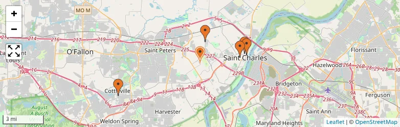 Related schools map