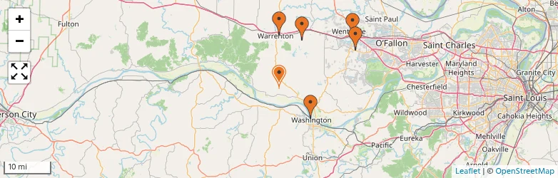 Related schools map