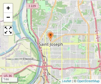 Map of Of St. Joseph