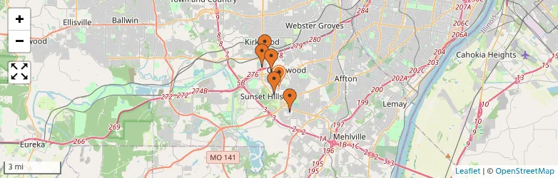Related schools map