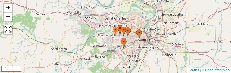 Related schools map
