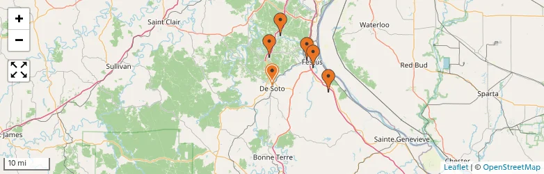 Related schools map