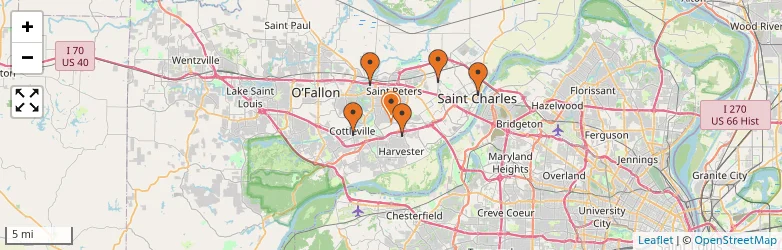 Related schools map
