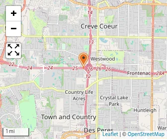 Map of The Moog Center For Deaf Education