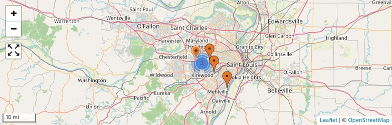 Related schools map
