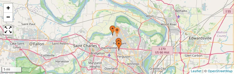 Related schools map