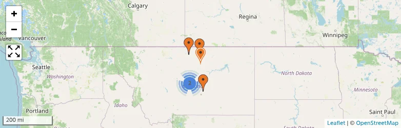 Related schools map
