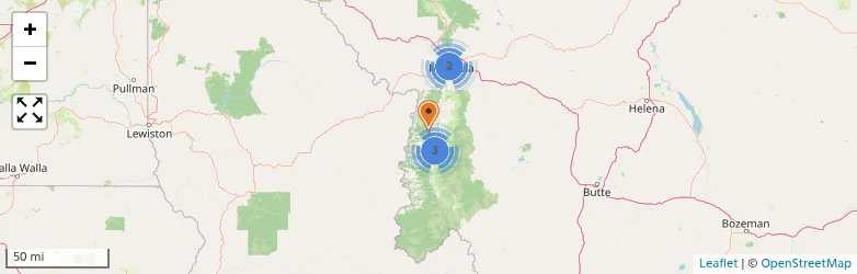 Related schools map
