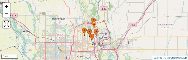 Related schools map