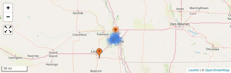 Related schools map