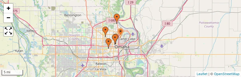 Related schools map
