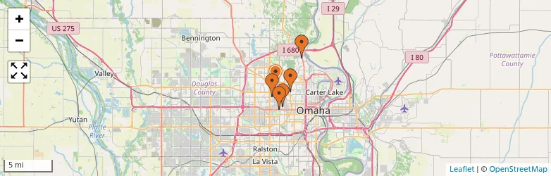 Related schools map