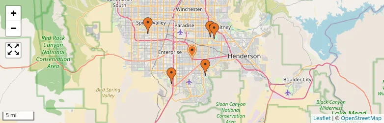 Related schools map