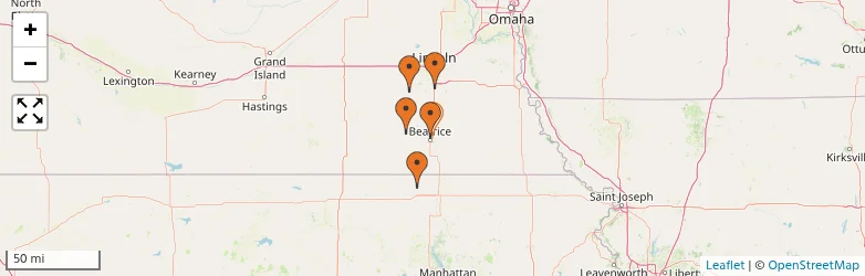Related schools map
