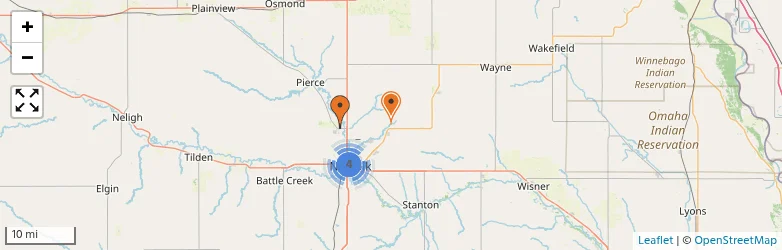 Related schools map