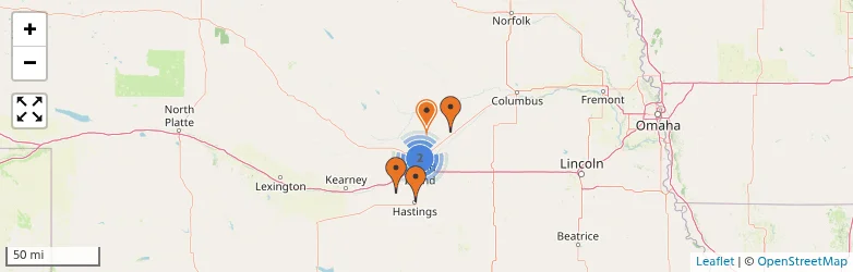 Related schools map