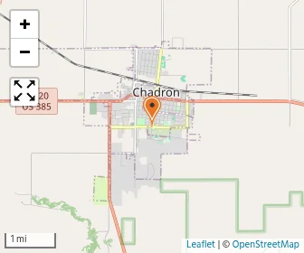 Map of Chadron State College Child Development Center Lab