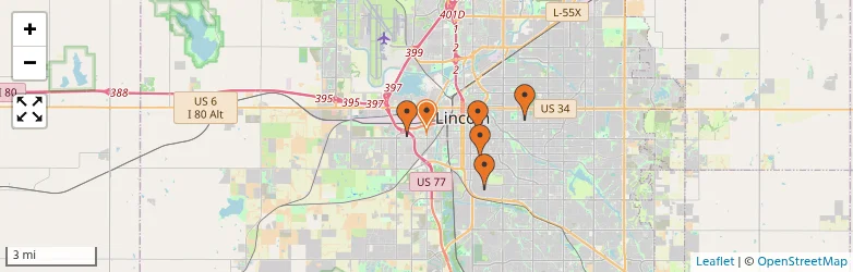 Related schools map