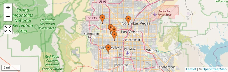 Related schools map