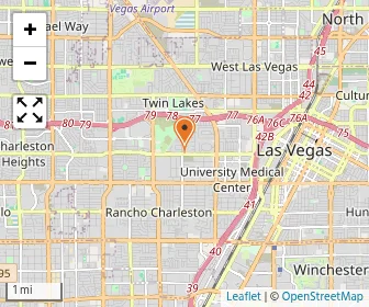 Map of Our Lady Of Las Vegas School