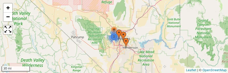 Related schools map