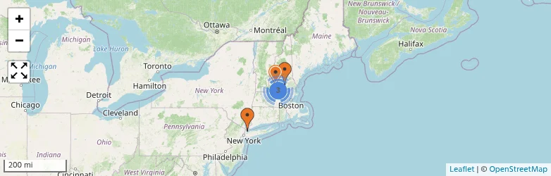 Related schools map