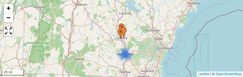 Related schools map
