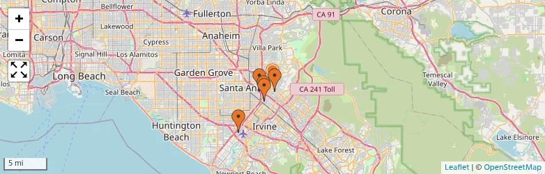 Related schools map