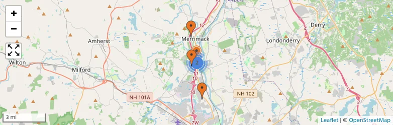 Related schools map