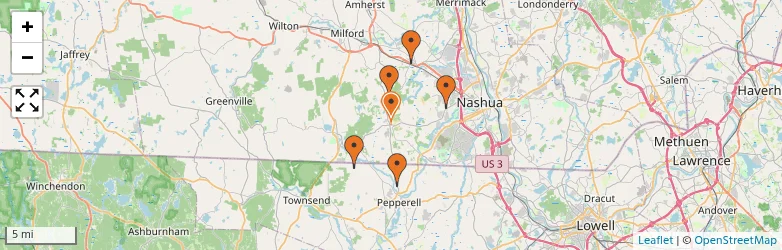 Related schools map