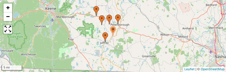 Related schools map