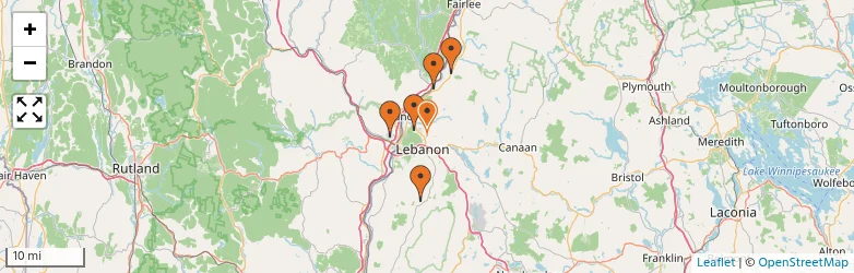 Related schools map
