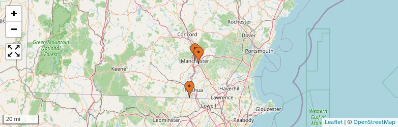 Related schools map