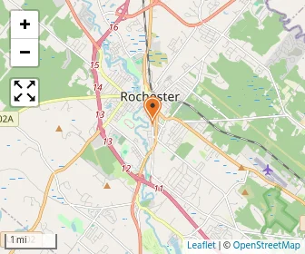 Map of Rochester Child Care Center