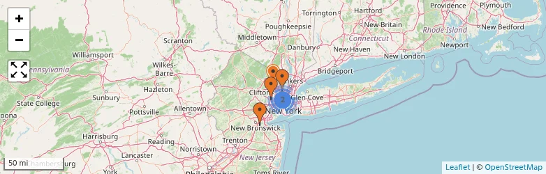 Related schools map