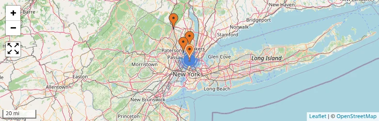 Related schools map