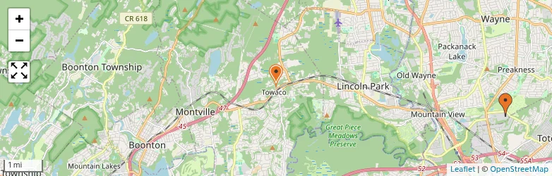 Related schools map