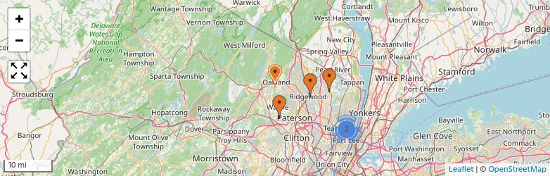 Related schools map