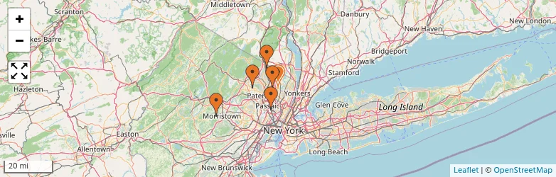 Related schools map