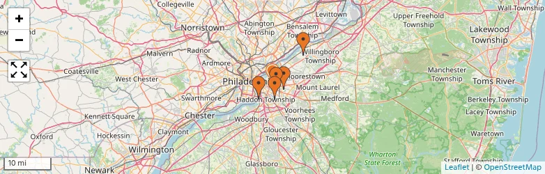 Related schools map