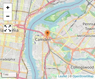 Map of Camden Forward School/urban Promise Academy