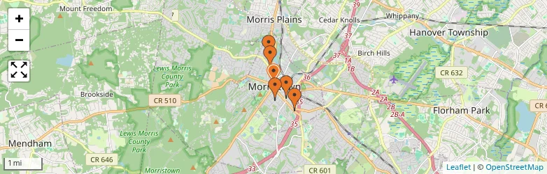 Related schools map