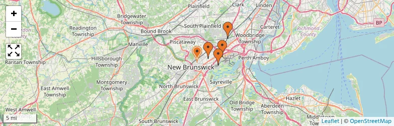 Related schools map
