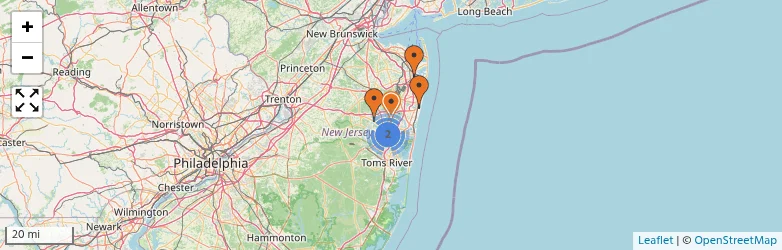 Related schools map